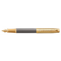 Parker IM Pioneers Collection Fountain Pen - Grey Arrow Gold Trim